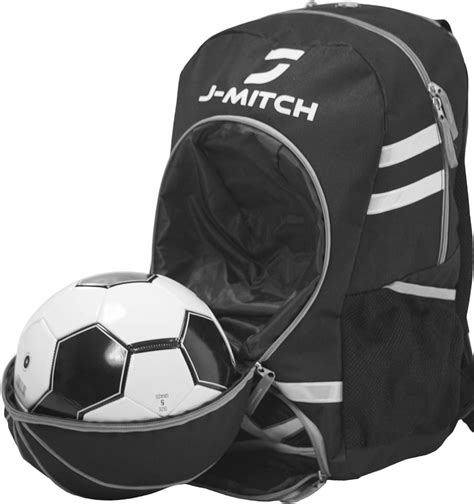 backpack with soccer ball holder.